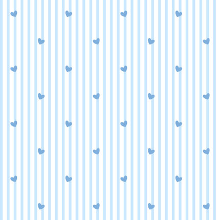 blue heart stripes